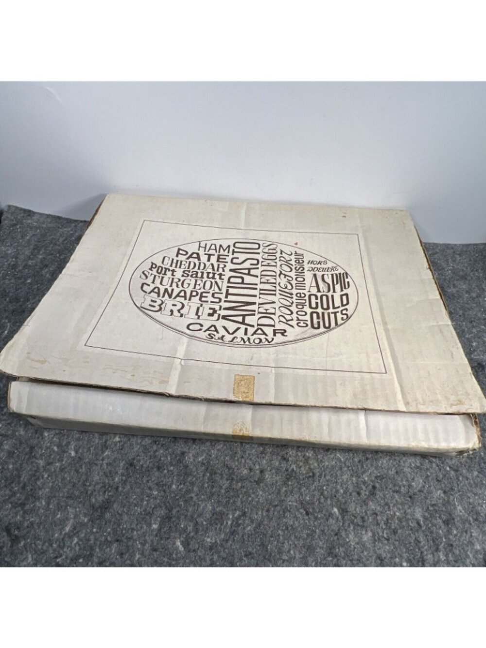 Vintage 1970s Platter by Amm for Taste Setter Collection - Made in Japan - W/Box - Picture 9 of 12